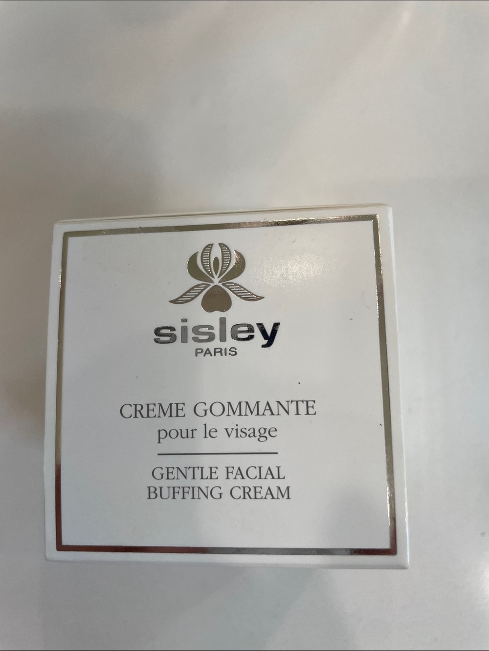 Sisley-Paris Gentle Facial Buffing Cream - White and Gold Detail